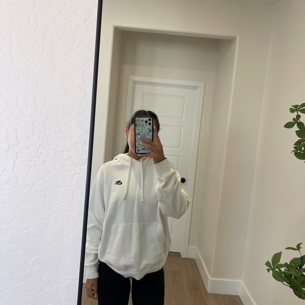 Nile white hoodie
